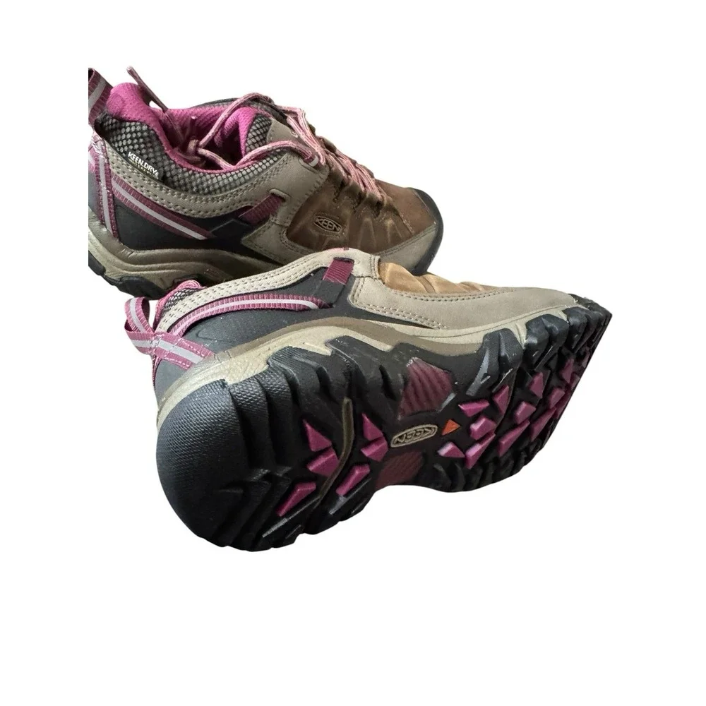 Keen Targhee Exp Mid Waterproof Trekking Purple Hiking Boot Women's 6.5
